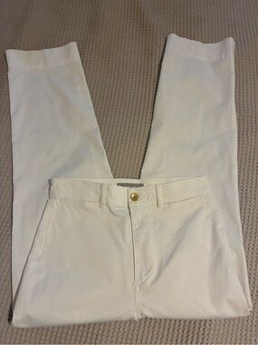 Everlane Casual Utility Pants, Stretch, Size 4, Eggshell